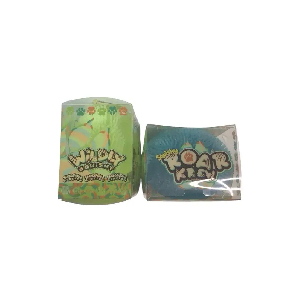 Squishy 2 Roar Krew Blue Green Super Squishy Squeeze Toy New From Five Below